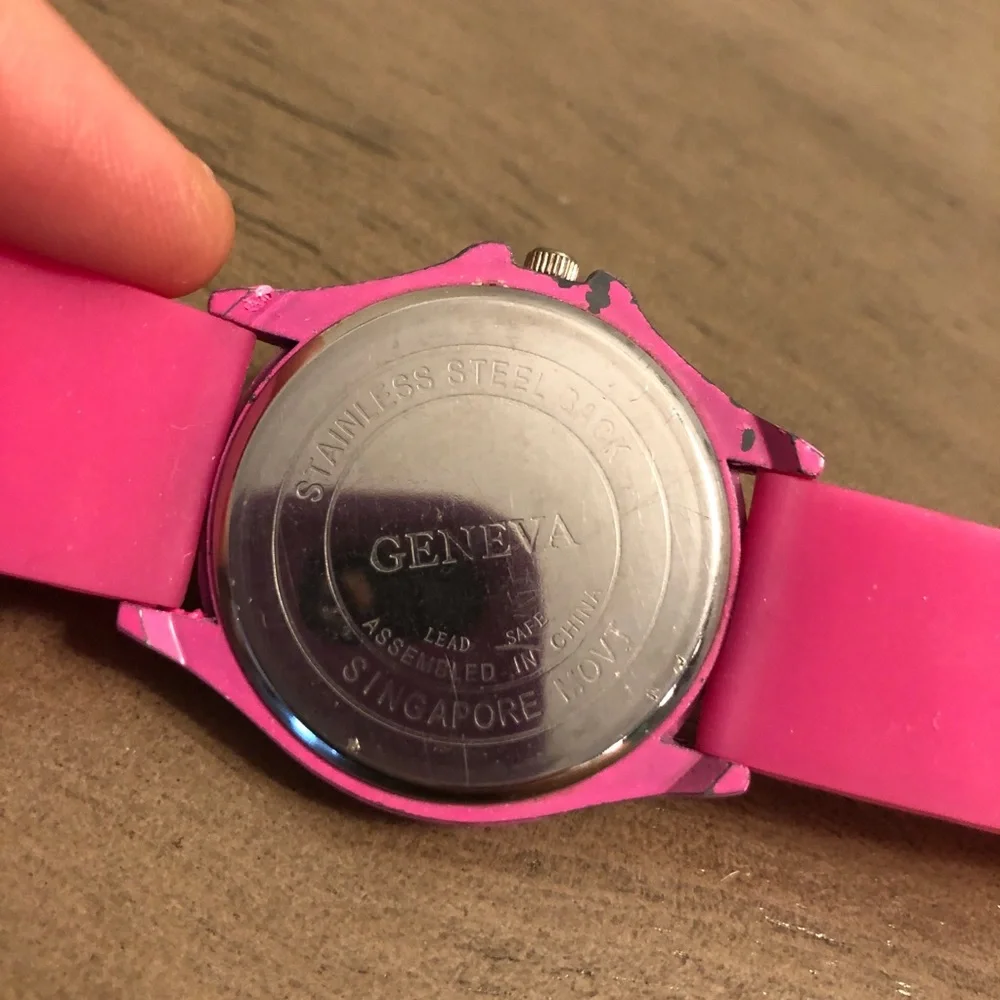 Geneva Pink Women's Fashion Watch